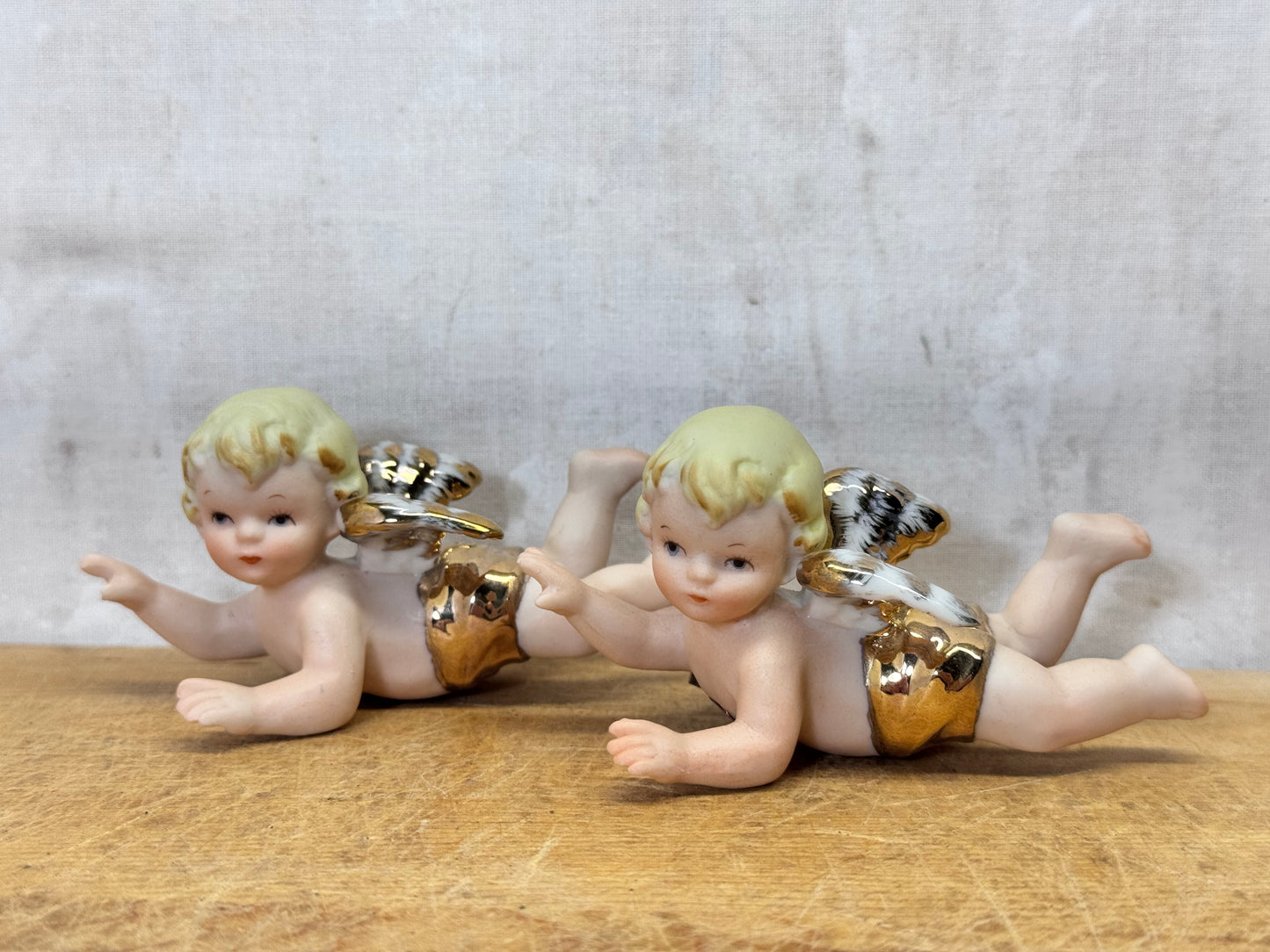 Lefton Japan Clip-On Tree Angels Ornaments #1720