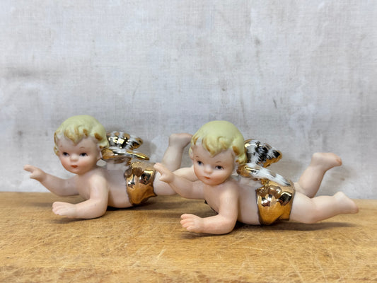 Lefton Japan Clip-On Tree Angels Ornaments #1720