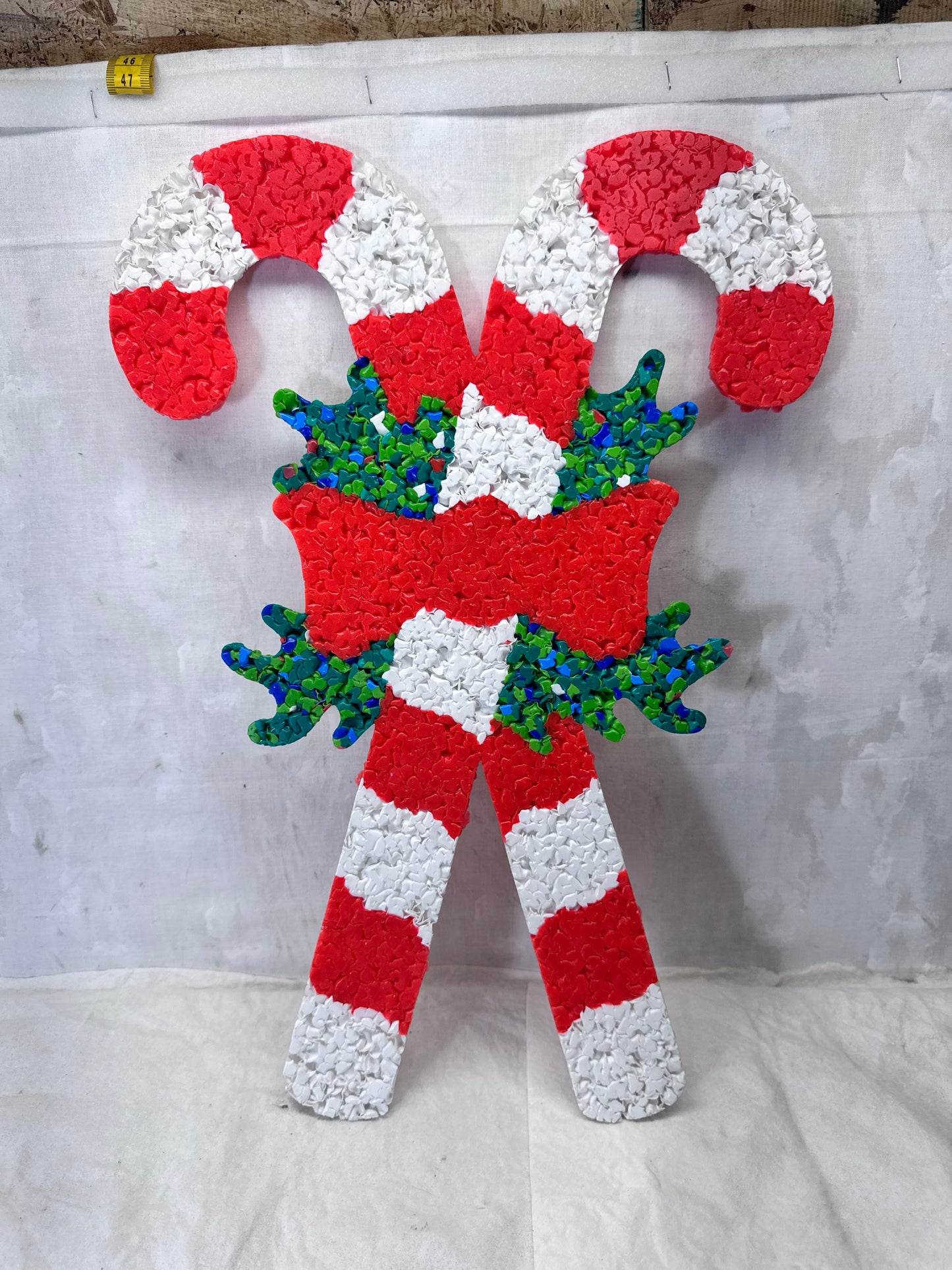 Candy Cane Popcorn Sign Christmas #1947