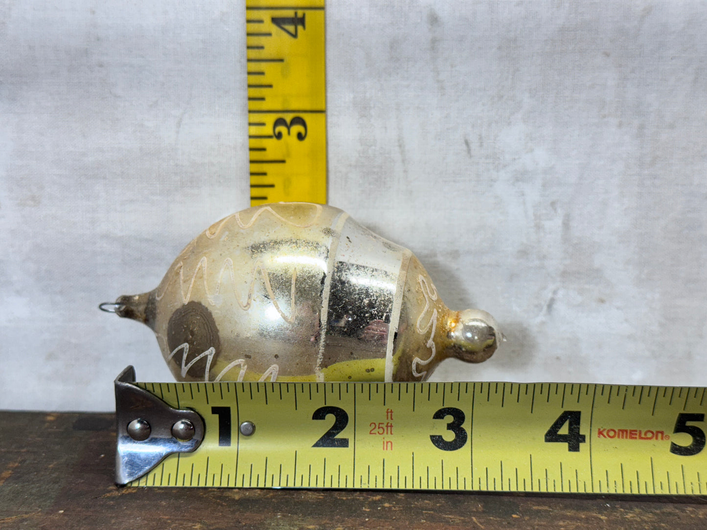 Vintage Christmas Glass Ornament #1795