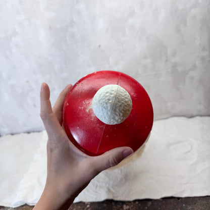 Empire Santa Cookie Jar Blow Mold Vintage #2057