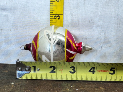 Vintage Glass Christmas Ornament #1797