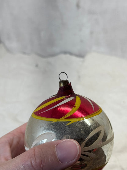 Vintage Glass Christmas Ornament #1797