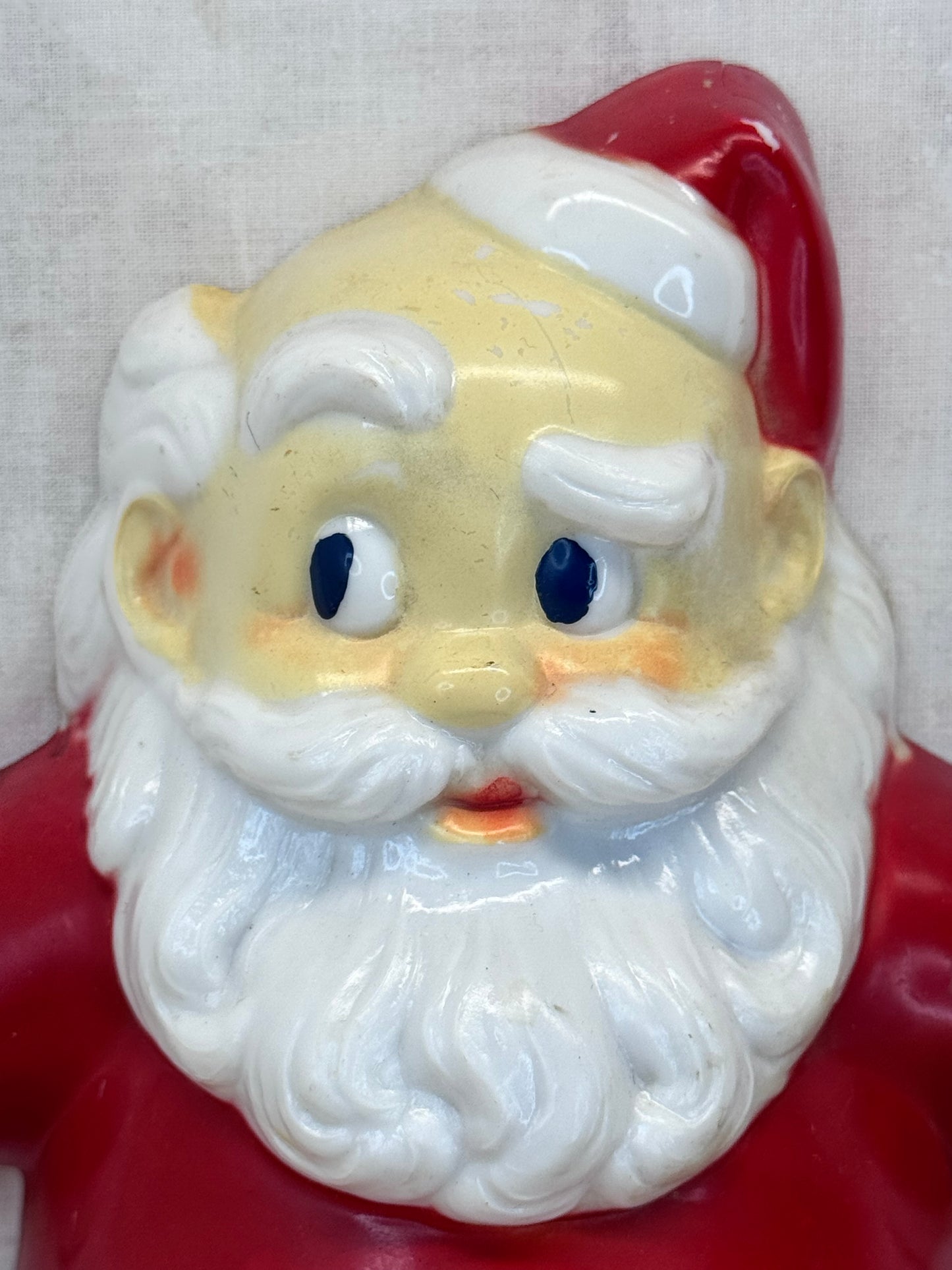 Plastic Santa Claus Blow Mold Vintage #1674