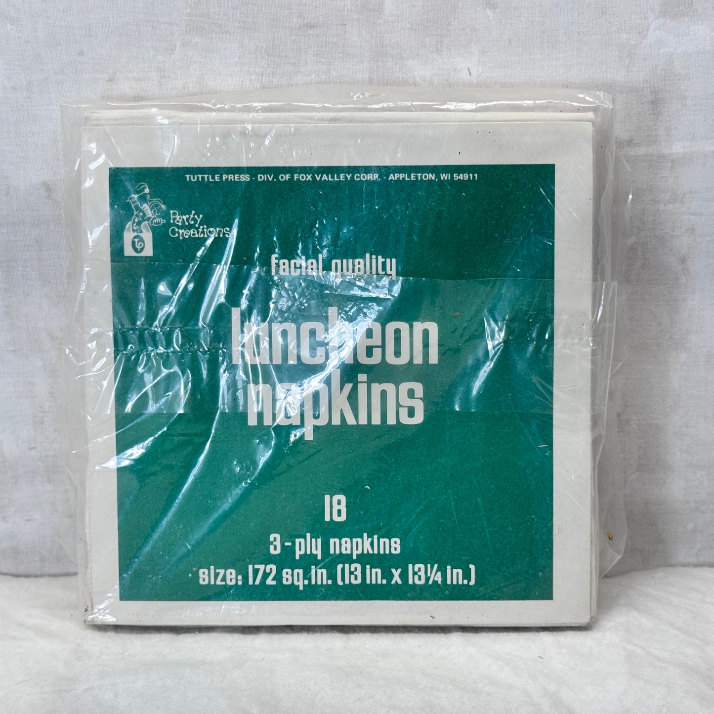 Christmas Poinsettia NOS Napkins #2145 Vintage