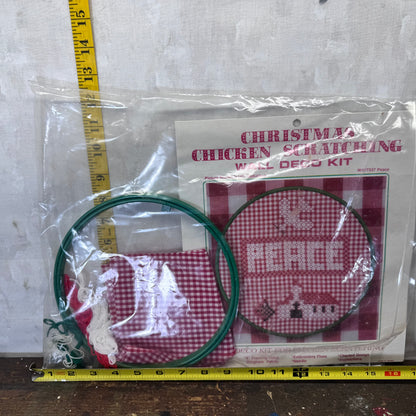 Vintage Christmas Cross Stitch Chicken Scratch Set #2203