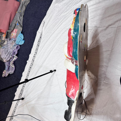 Light-Up Santa Claus Display Vintage 1940s #2188