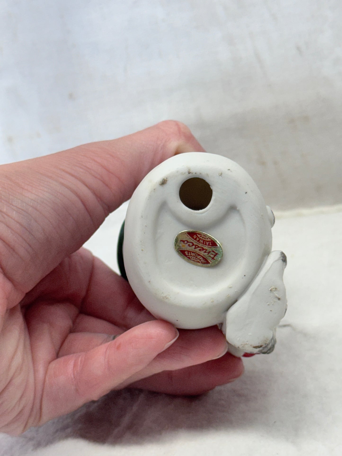 Enesco Christmas Snowman Figurine Vintage #2002