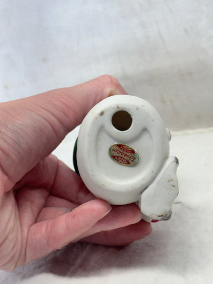 Enesco Christmas Snowman Figurine Vintage #2002