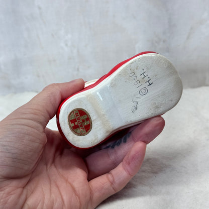 Holt Howard Santa Christmas Boot Vase Dish Vintage Japan 1960 Small #2056