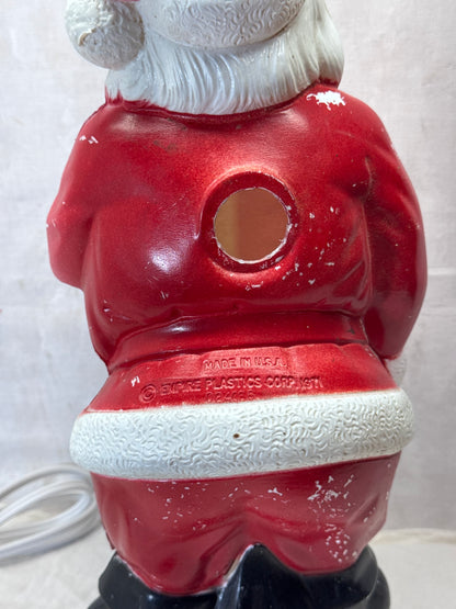 1971 Whispering Santa Claus Blow Mold Vintage #1970
