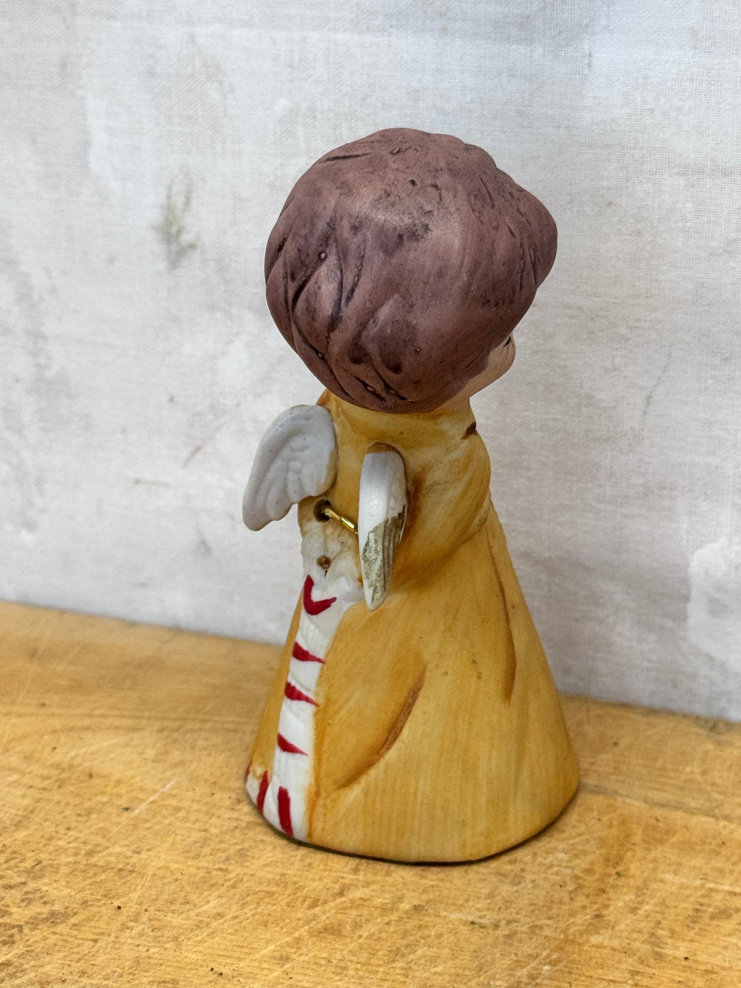 Vintage Jasco Ceramic Figurine Bell Christmas #1630