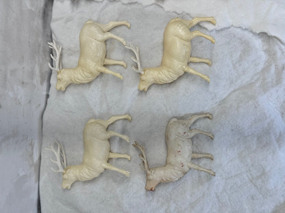 Celluloid Reindeer Bundle of 12 Flawed #2006