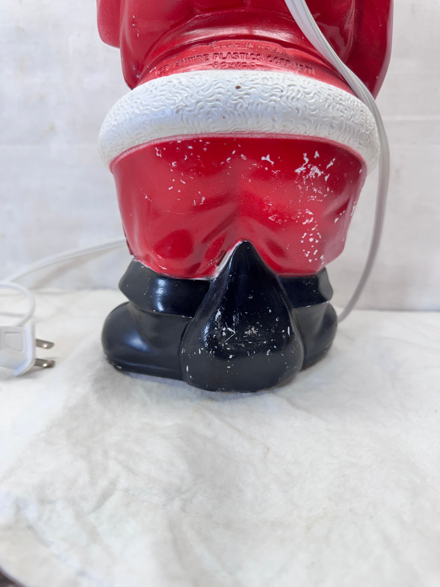 1971 Whispering Santa Claus Blow Mold Vintage #2071 Working