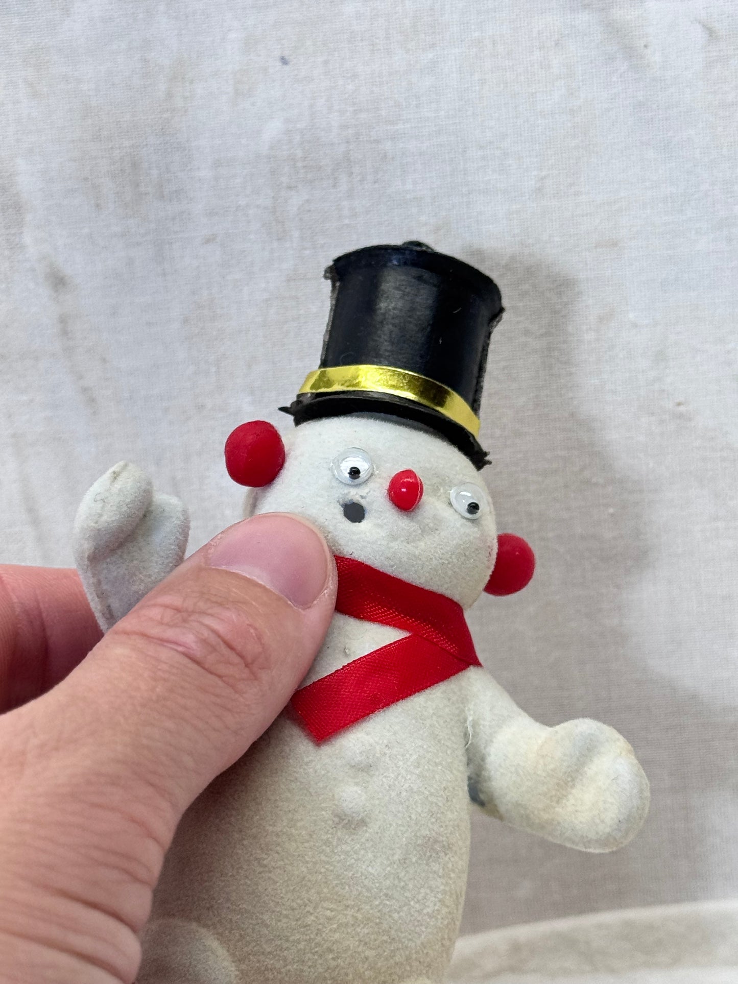 Christmas Felted Snowman Ornament #1998