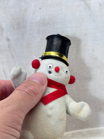 Christmas Felted Snowman Ornament #1998