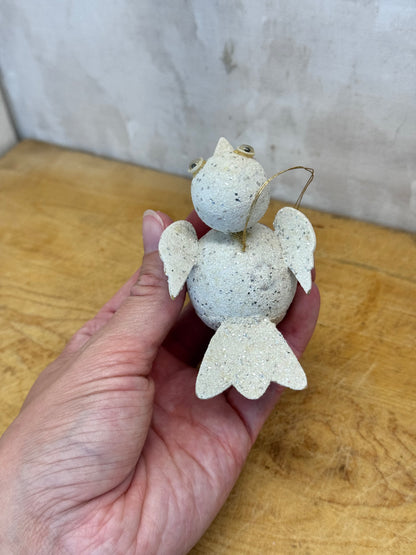 Paper Mache Ornament Birds Vintage #1635