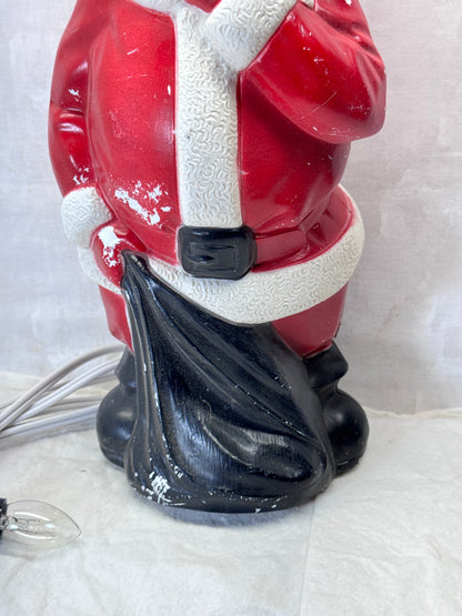 1971 Whispering Santa Claus Blow Mold Vintage #1970