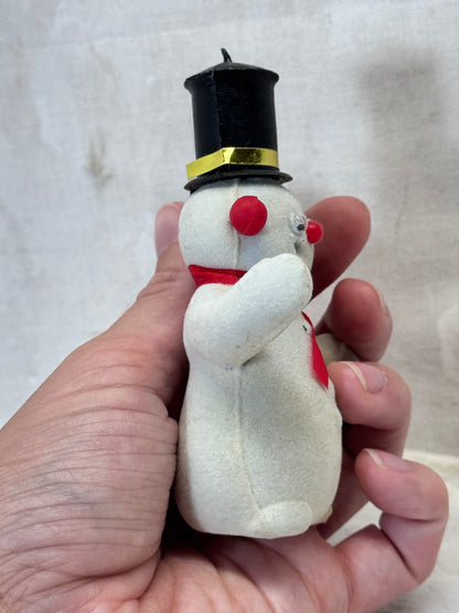 Christmas Felted Snowman Ornament #1998