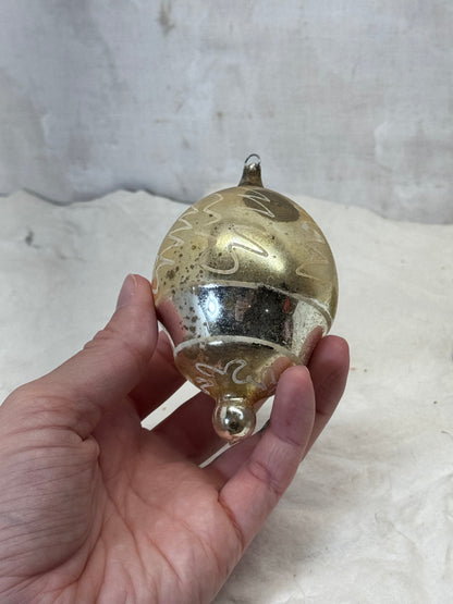 Vintage Christmas Glass Ornament #1795