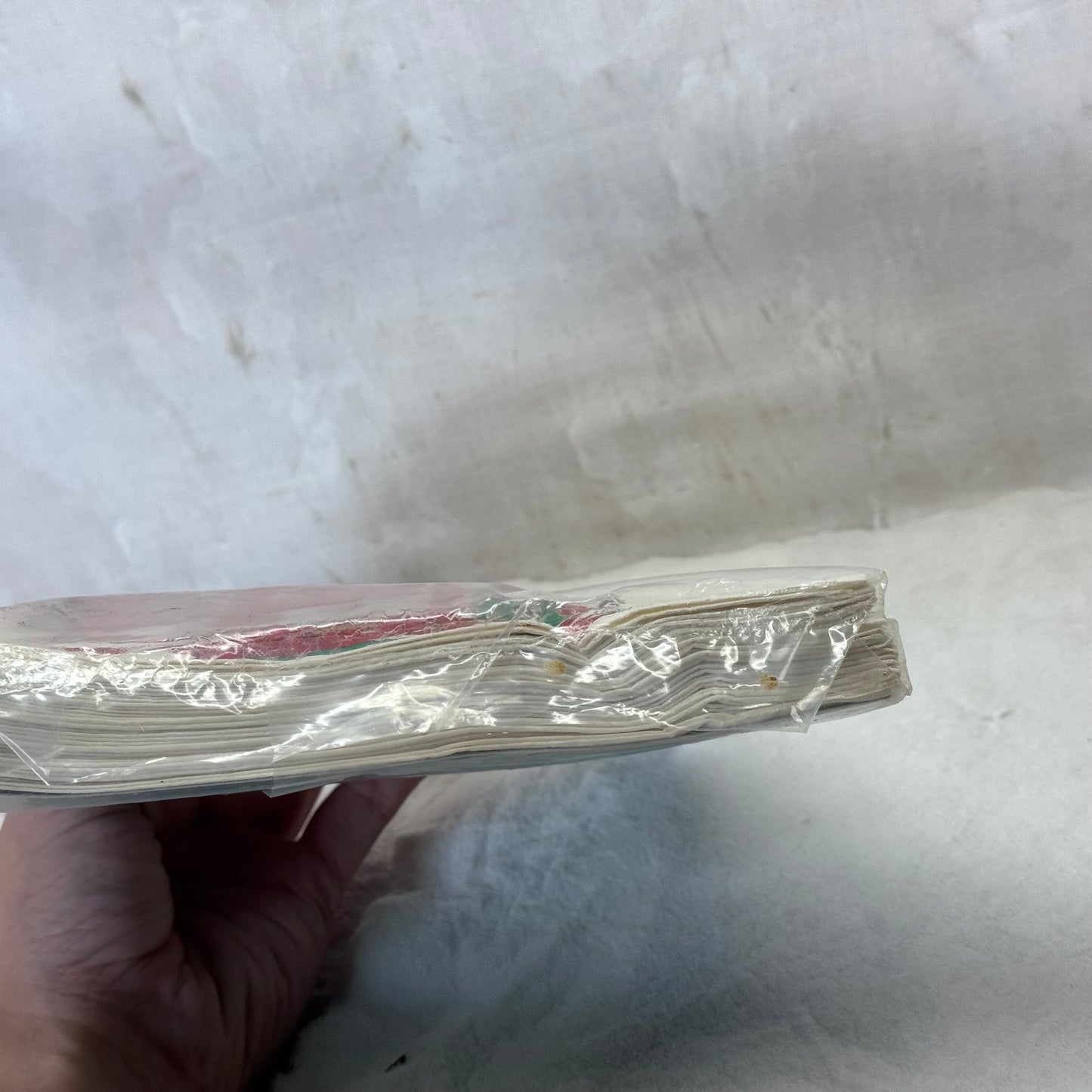 Christmas Poinsettia NOS Napkins #2145 Vintage