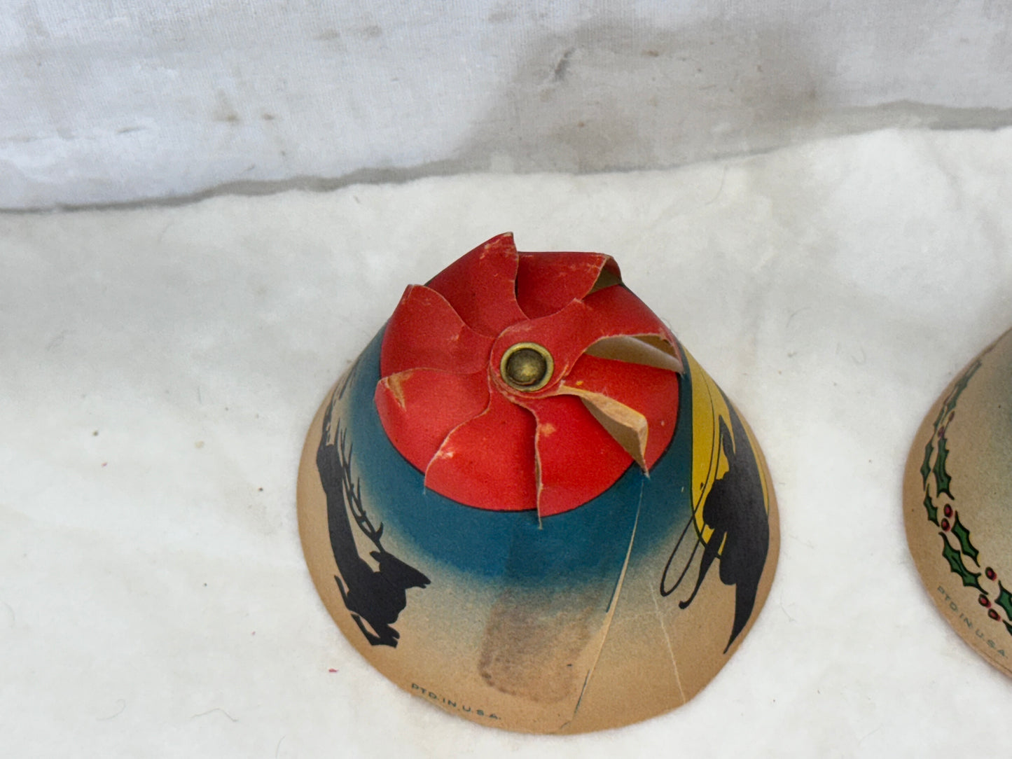 Vintage Whirl Glo Revolving Christmas Tree Light Shades #1788