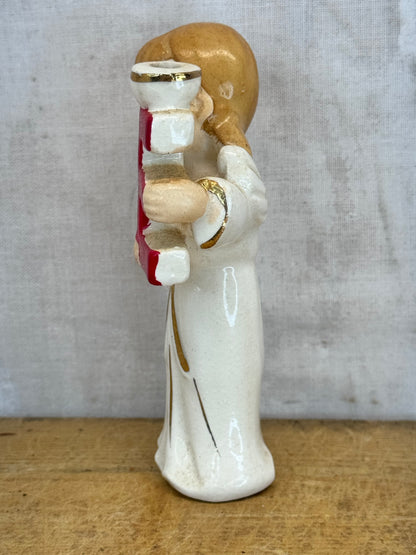 Vintage Christmas Napco Angel Replacement Letter E #1678