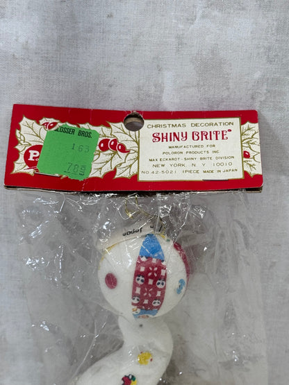 Shiny Brite Seal Ornament Vintage NOS #1867