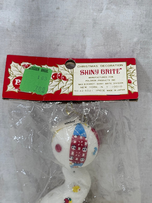Shiny Brite Seal Ornament Vintage NOS #1867