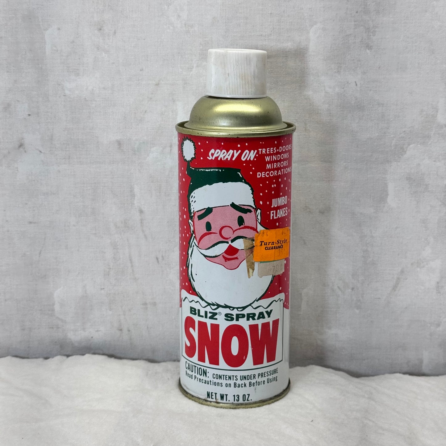 Bliz Spray Snow Vintage Can  Christmas #2062