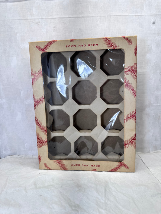 Coby Christmas Ornament Box Empty Vintage #1973