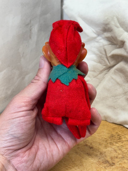 Japan Red Knee Hugger Elf Vintage #1708