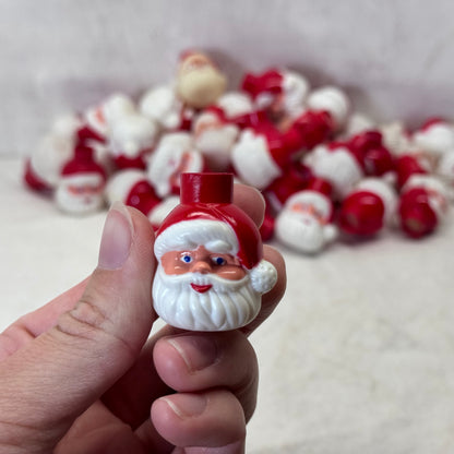 47 Santa Christmas Light Covers Vintage Plastic #2109
