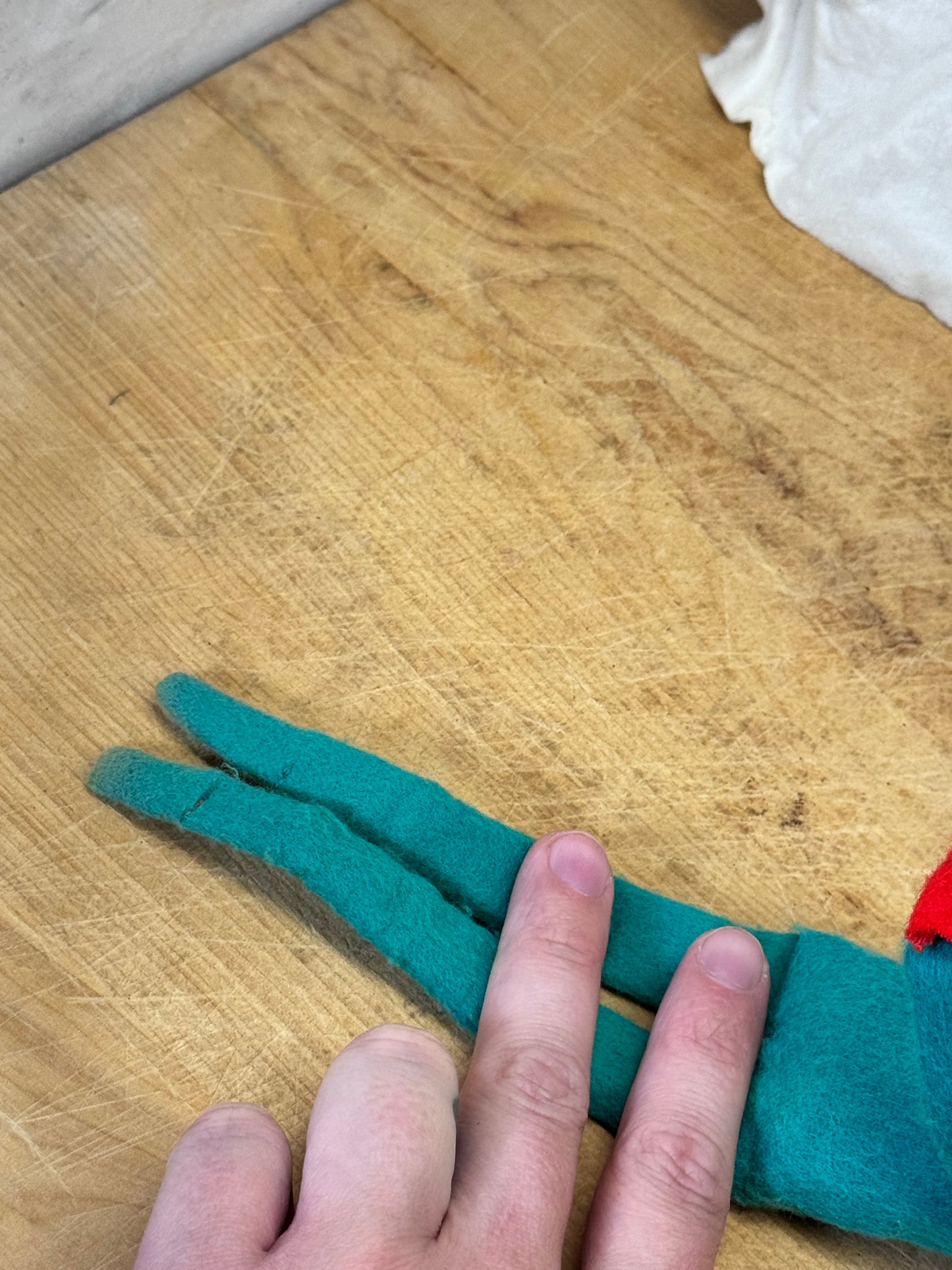 Japan Green Knee Hugger Elf Vintage #1710