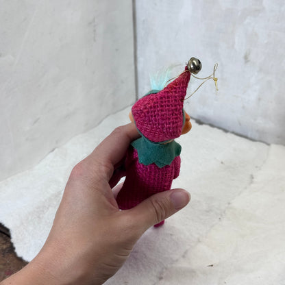 Unique Knee Hugger Elf Vintage Ornament #2097