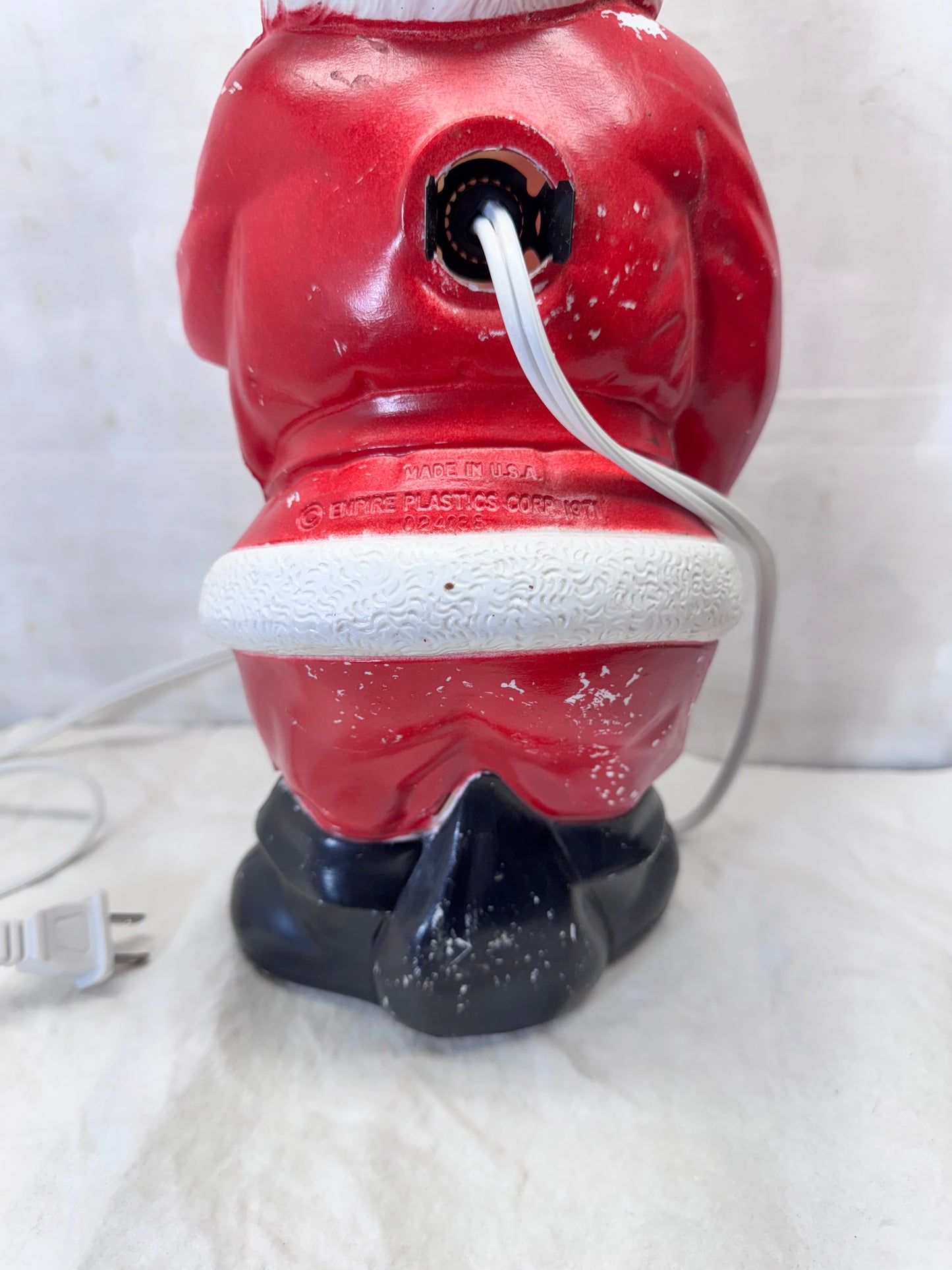 1971 Whispering Santa Claus Blow Mold Vintage #2071 Working