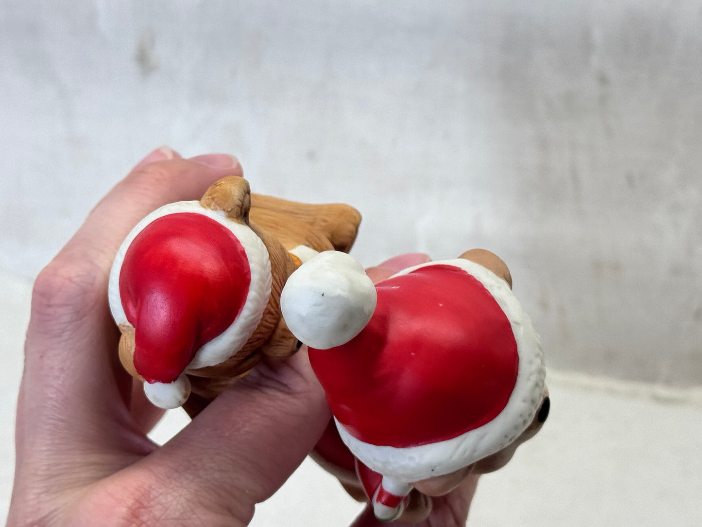 HOMCO Christmas Teddy Bear Figurines Vintage #1988