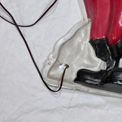 Light-Up Santa Claus Display Vintage 1940s #2188