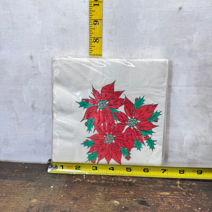 Christmas Poinsettia NOS Napkin’s #2148