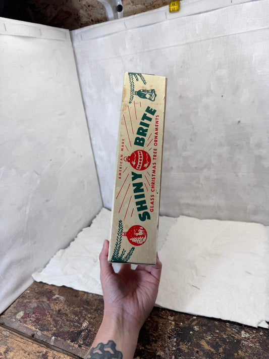 Shiny Brite Ornament Empty Box Vintage #1928