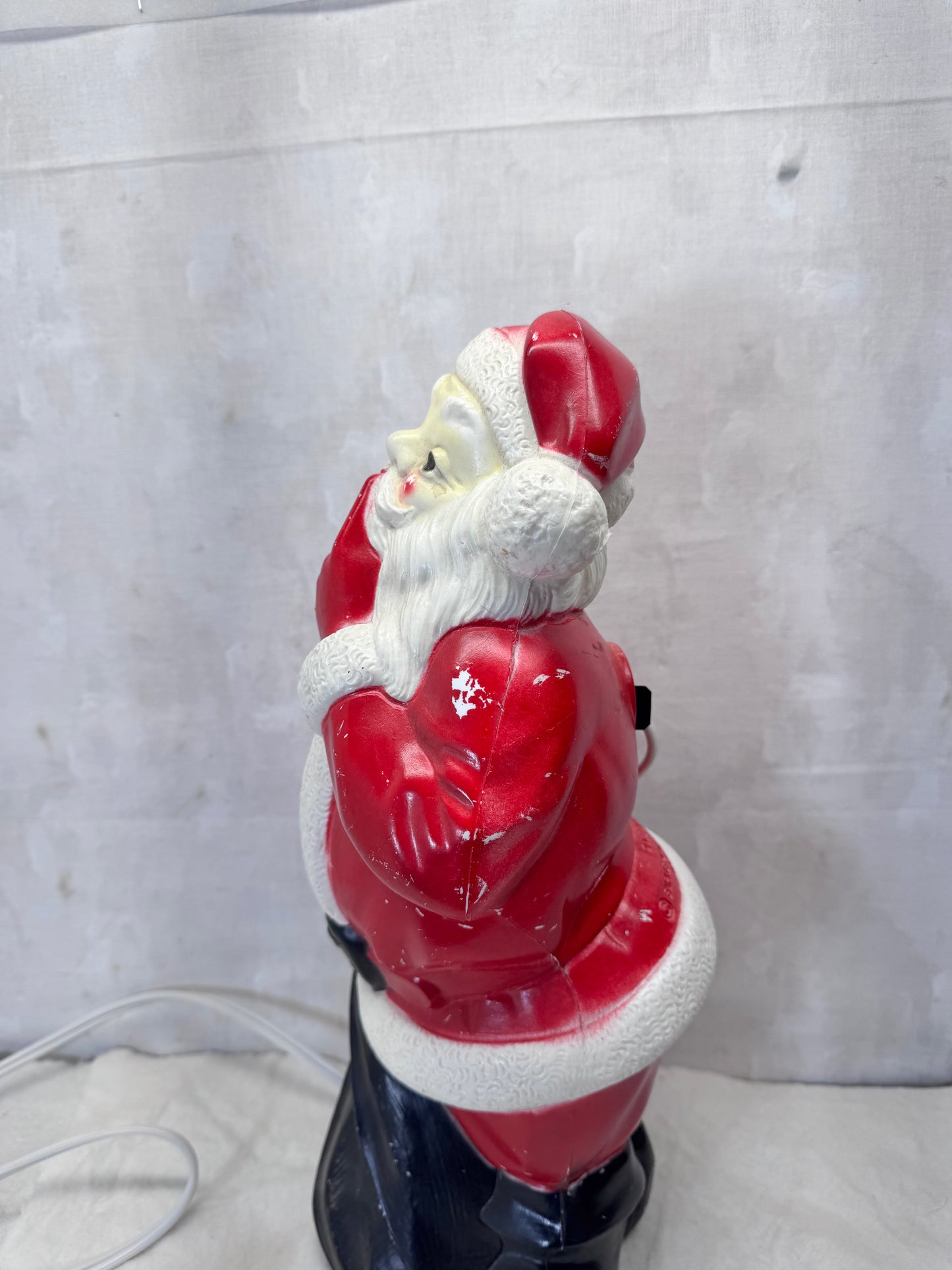 1971 Whispering Santa Claus Blow Mold Vintage #2071 Working