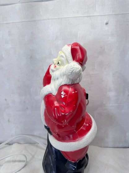 1971 Whispering Santa Claus Blow Mold Vintage #2071 Working