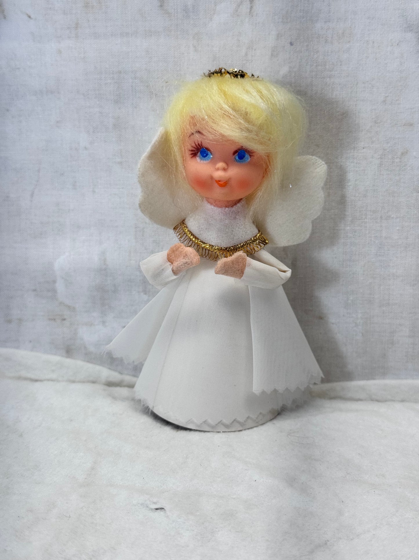 Small Angel Tree Topper Christmas Japan Vintage #1999