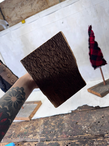 Hand Crafted Christmas Trees set of 3 #1925