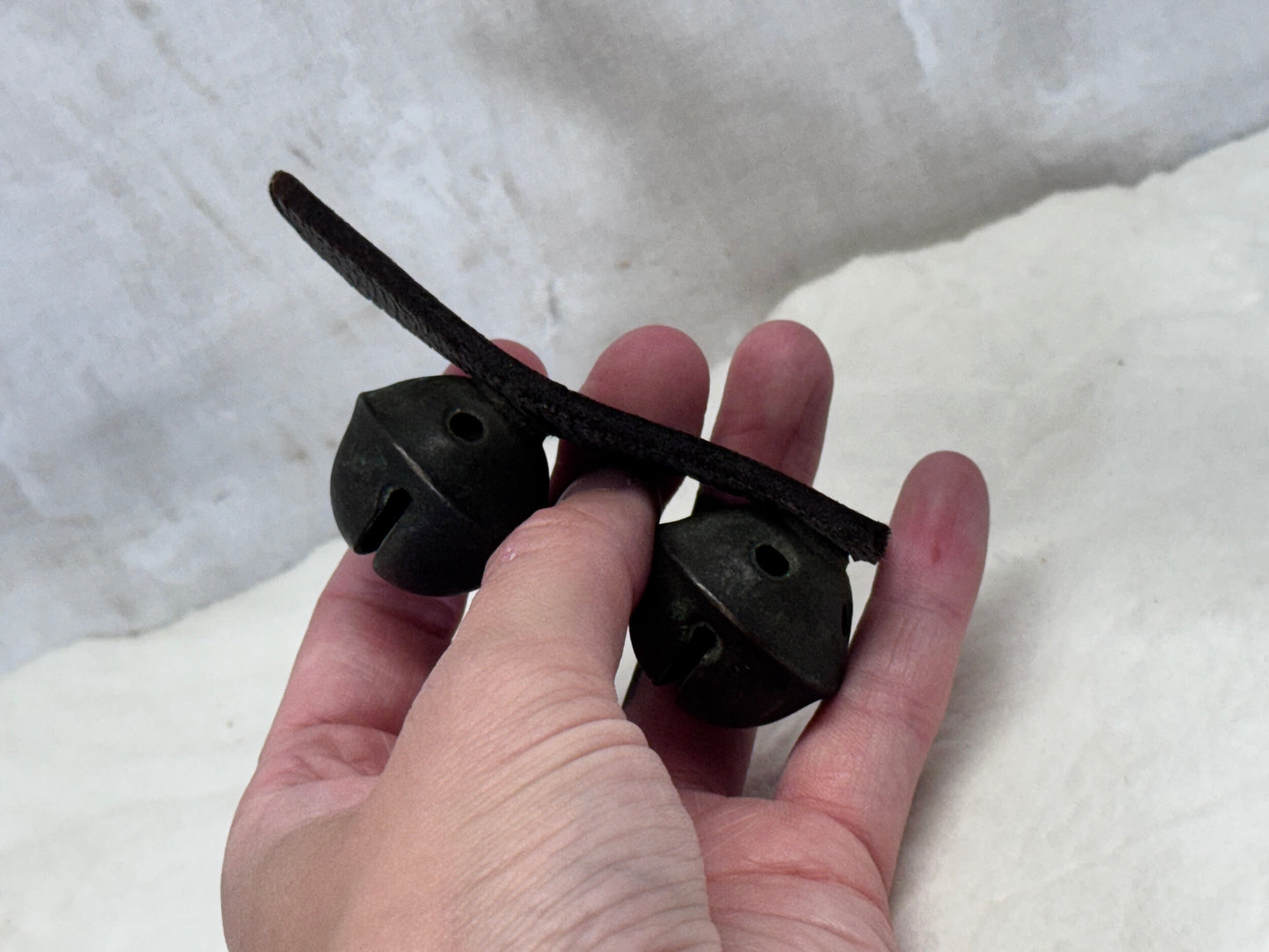 Two Sleigh Jingle Bells Antique #1883