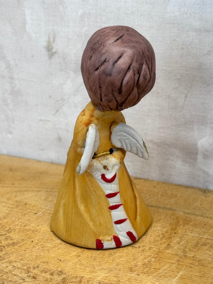 Vintage Jasco Ceramic Figurine Bell Christmas #1630