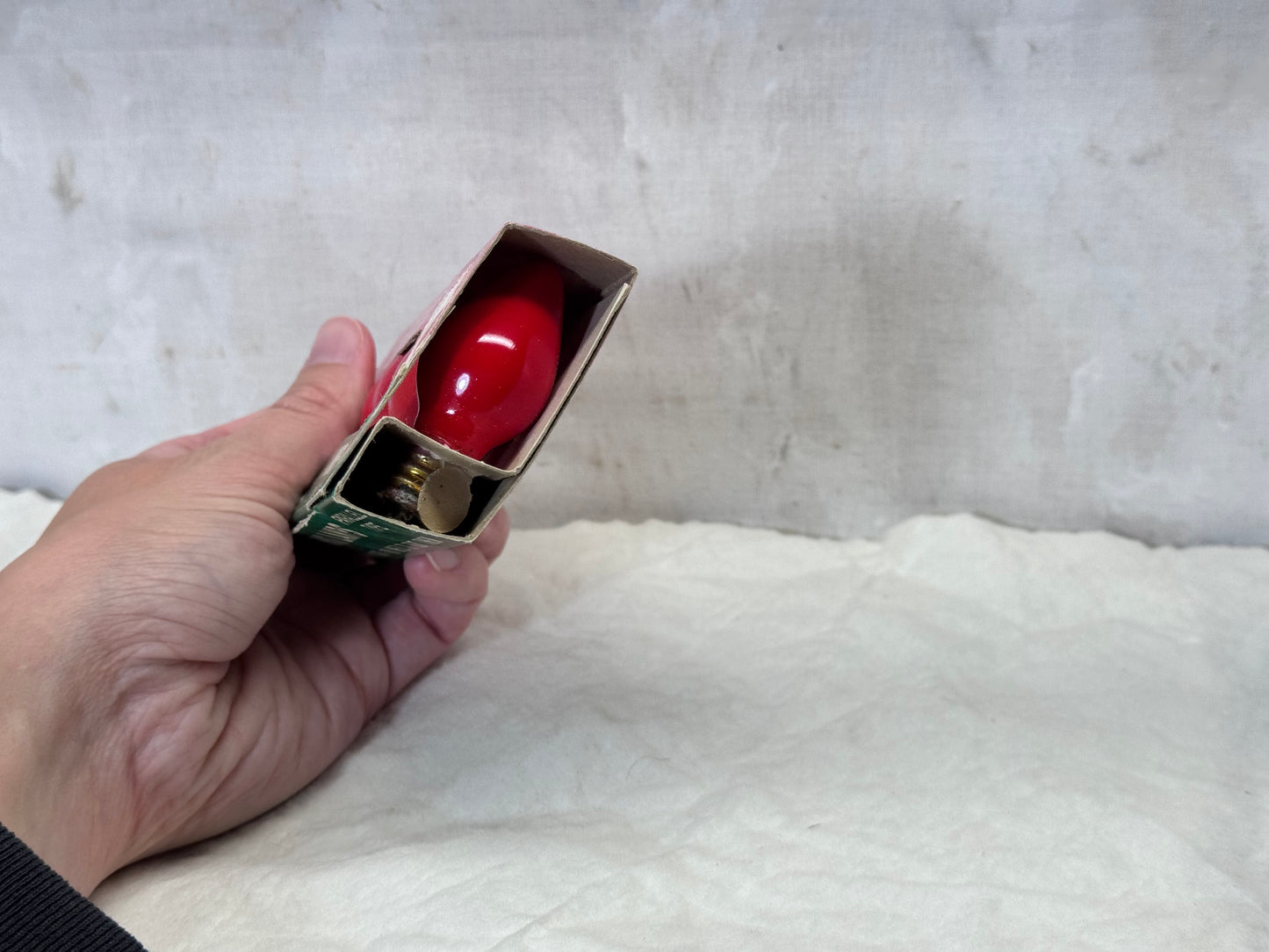 Jewel Lite Christmas Tree Lamp Lightbulbs Red NOS Vintage #1877