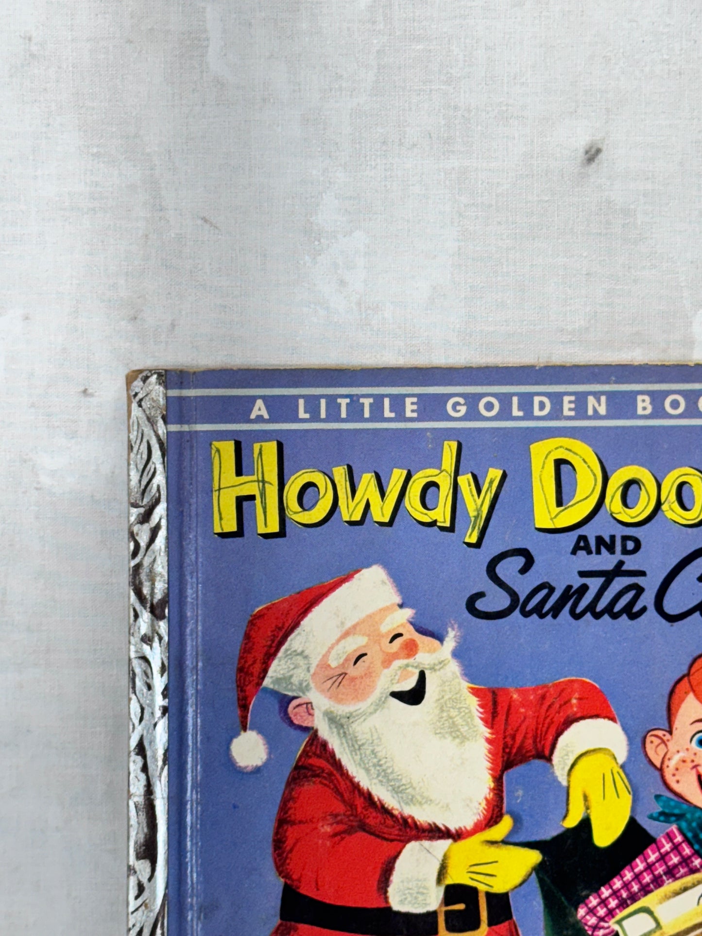 Howdy Doody Santa Claus Little Golden Book No. 237 Vintage #1899