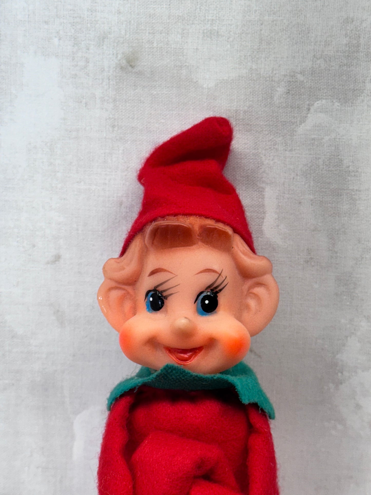 Japan Red Knee Hugger Elf Vintage #1706