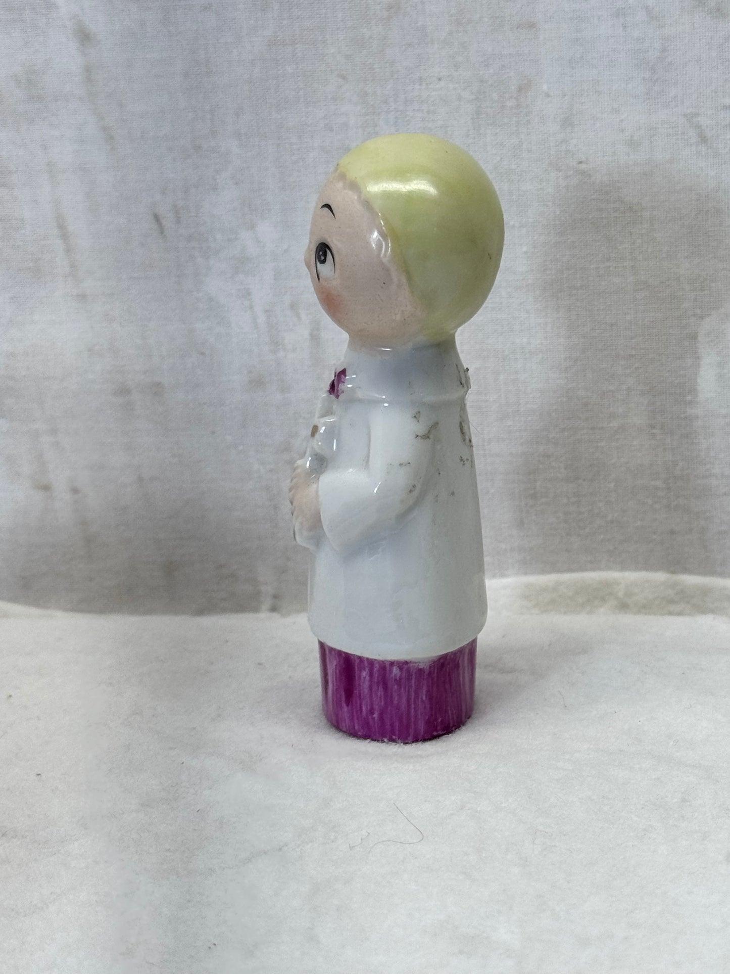 Choir Boy Christmas Figurine Japan Vintage #2151